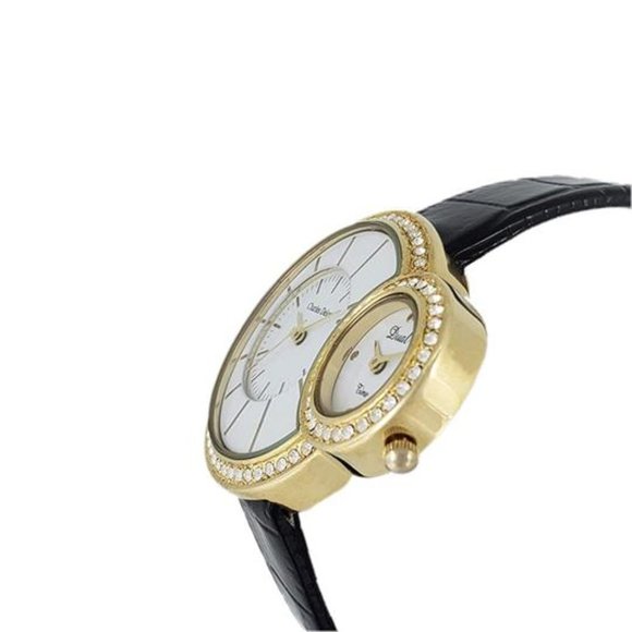 Charles Delon Dress/Formal Style Gold/Black Watch - Picture 2 of 3